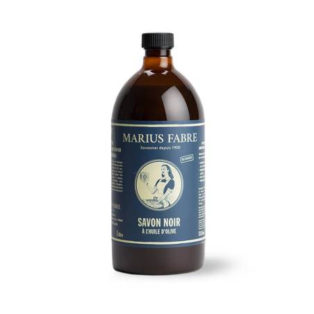 Savon noir liquide à l'huile d'olive 1L _ Marius Fabre