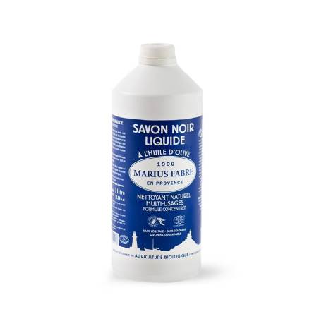 Savon noir liquide à l'huile d'olive 1L - Marius Fabre