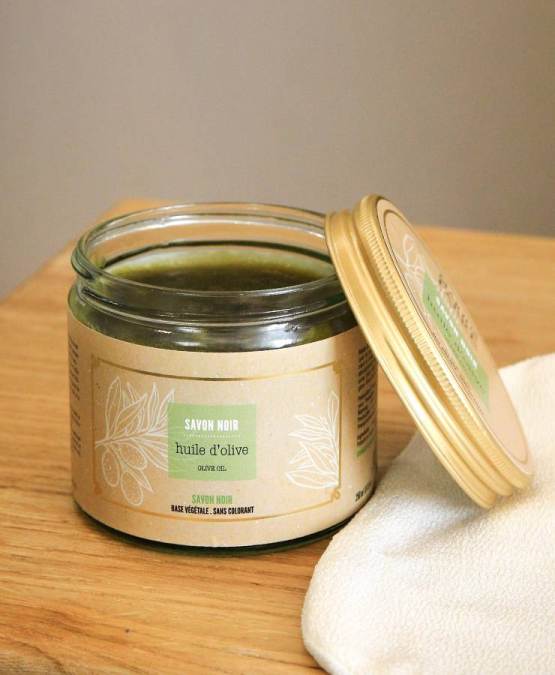 Acheter l'authentique Savon noir corps à l'huile d'olive 250g