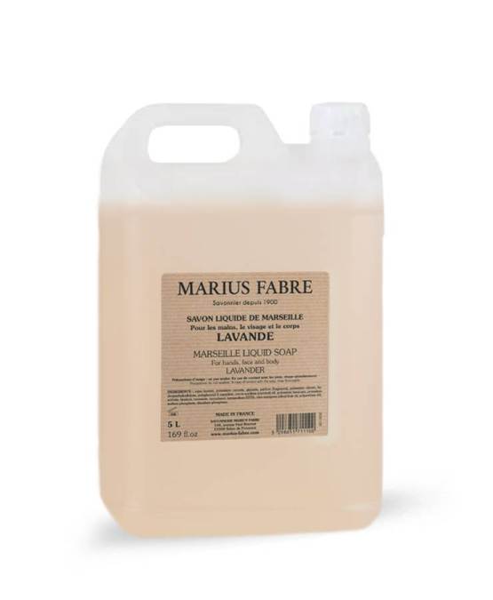 Acheter l'authentique Savon liquide de Marseille parfumé à la Lavande 5L