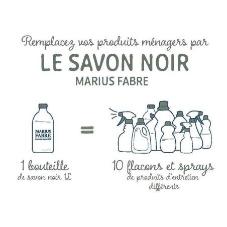 Savon noir liquide 500ml - Marius Fabre