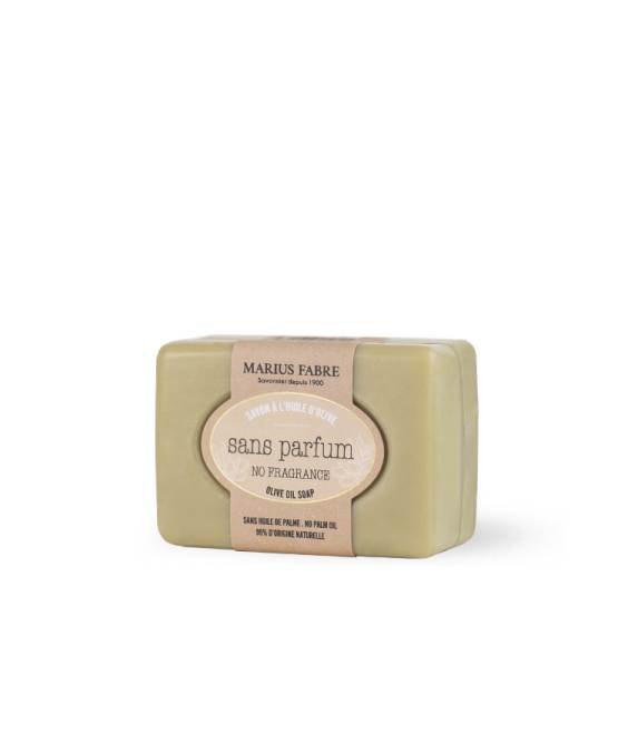 Acheter l'authentique Savonnette à l'huile d'olive non parfumée 100g, sans huile de palme