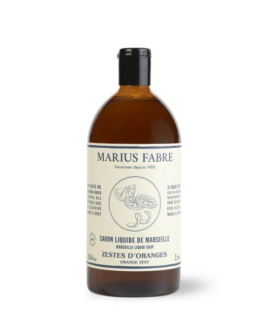 Acheter l'authentique Savon liquide de Marseille Zestes d'orange, 1L