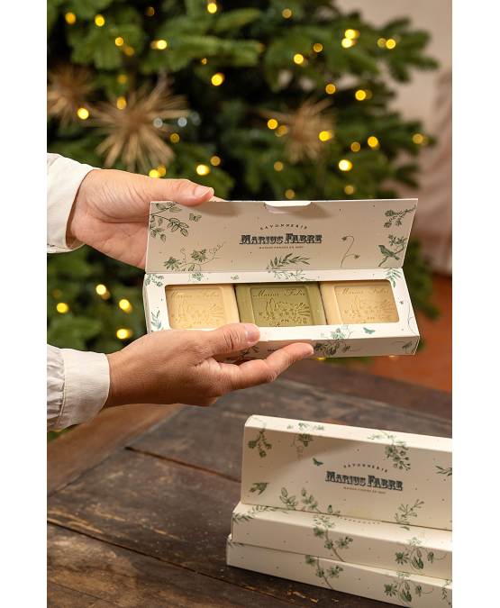 Acheter l'authentique Coffret cadeau Noël, Trio de savonnettes